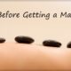 Massage rules Tips before getting a massage